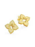 Roberto Coin Petite Venetian Diamond Stud Earrings in 18K Yellow Gold – Timeless Luxury for Everyday Elegance