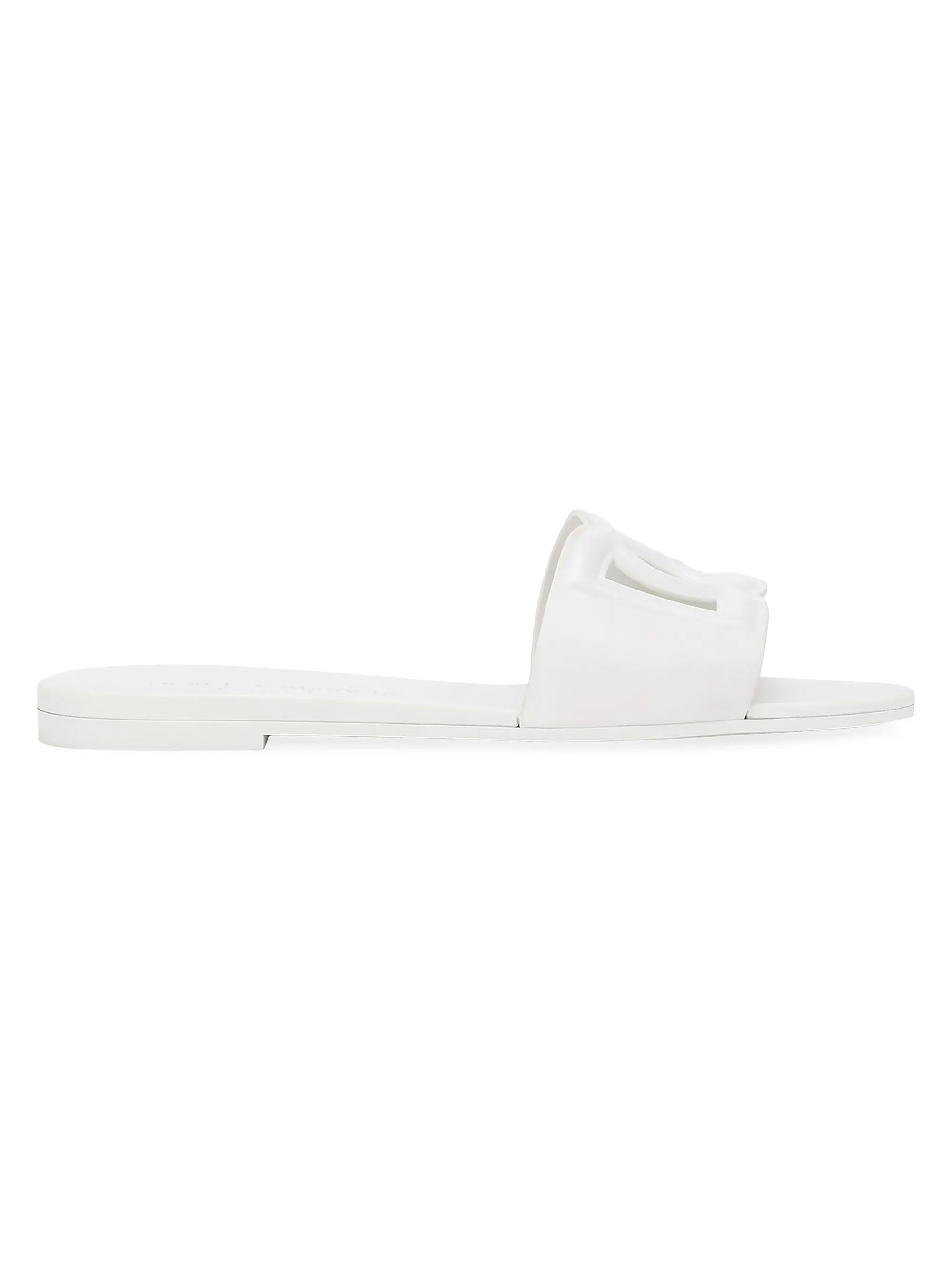 Dolce&Gabbana Interlock Logo Rubber Slides | Luxury Casual Slide Sandals