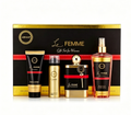 Armaf Le Femme 4-Piece Gift Set | Premium Floral Fruity Fragrance · Unlock Elegant Femininity in One Set