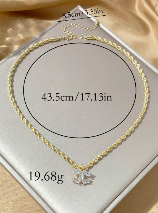 Natural Diamond Pendant Necklace for Women – Solid Gold Luxury Fine Jewelry