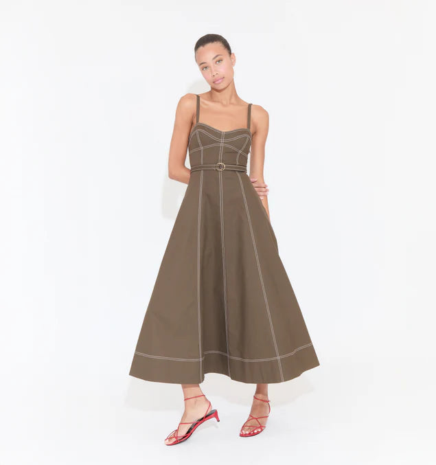 Fiona Parisian Elegance Midi Dress