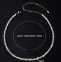 3mm Hip-Hop Pavé Diamond Tennis Necklace – Luxury 925 Sterling Silver Choker