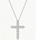 1CT Moissanite Cross Necklace in 925 Sterling Silver – Timeless Faith & Luxury Sparkle