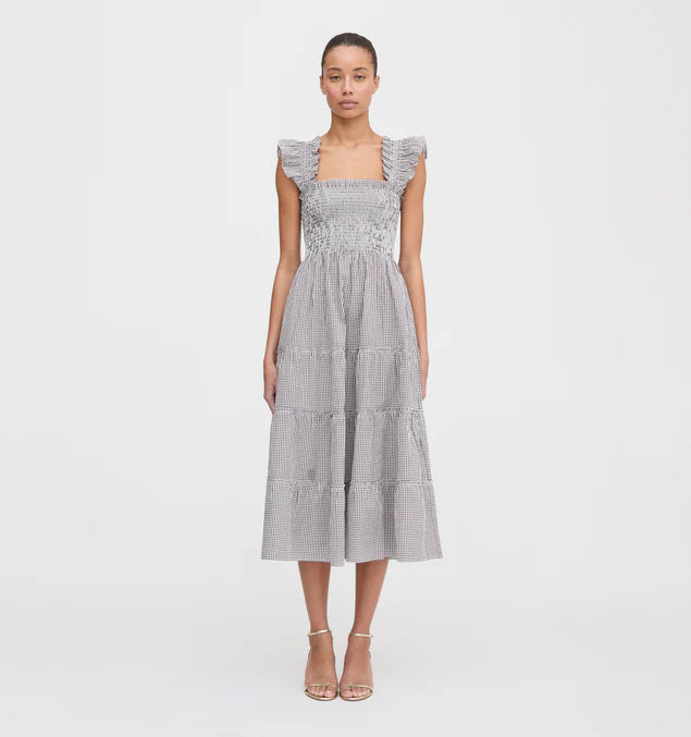 Ellie Cottagecore Smocked Maxi Dress