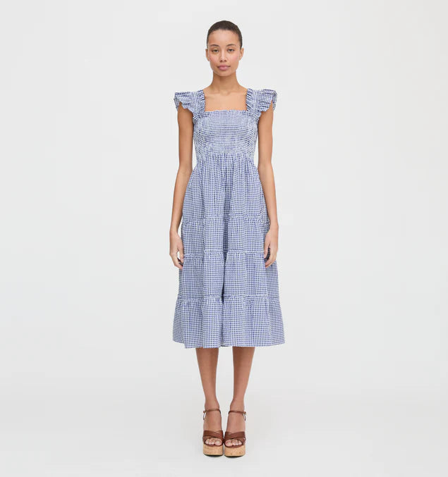 Ellie Cottagecore Smocked Maxi Dress