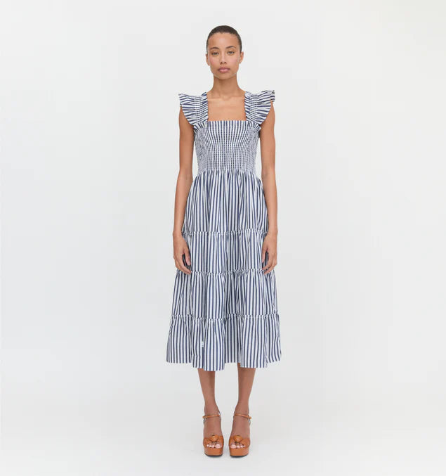 Ellie Cottagecore Smocked Maxi Dress
