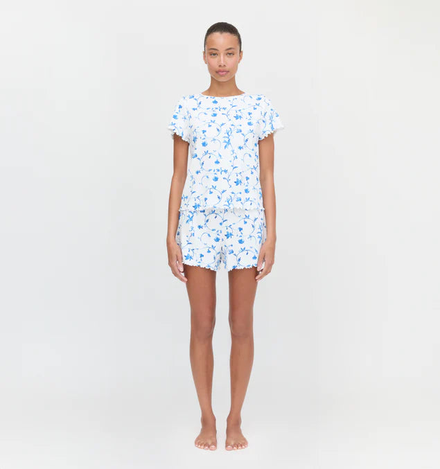 Nina Ice Oxygen Stripe Home Pajama Set | Two-piece Set with a Sense of Luxury and Laziness