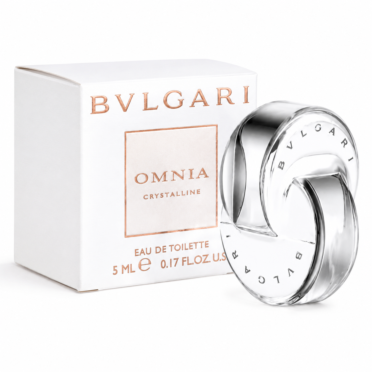 Bvlgari Omnia Crystalline Eau de Toilette for Women | Fresh White Flower Crystal Fragrance