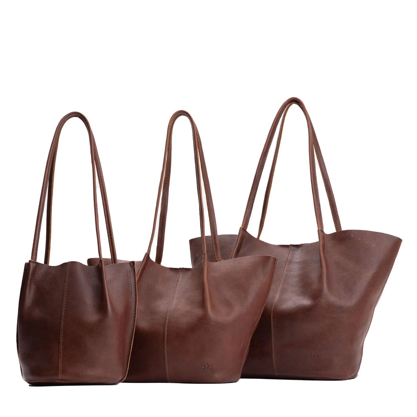 Classic Leather Bucket Bag for Women – Lightweight Shoulder Tote Purse, Everyday Leather Handbag with Spacious Interior
