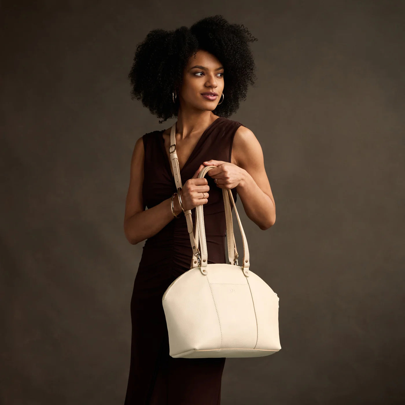 Retro Large-capacity Genuine Leather Tote Bag | Women's Shoulder and Crossbody Bag, Premium Commuting and Travel Handbag