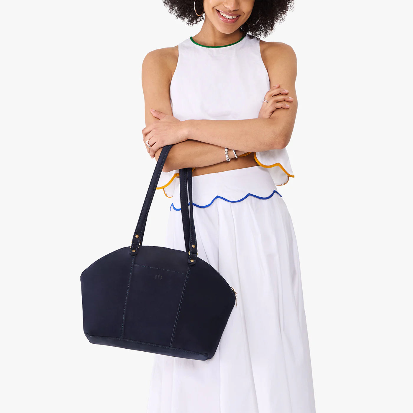 Retro Large-capacity Genuine Leather Tote Bag | Women's Shoulder and Crossbody Bag, Premium Commuting and Travel Handbag