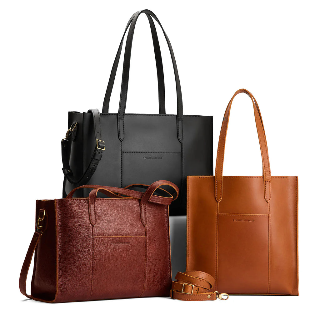 Lola Light Luxury Vintage Genuine Leather Tote Bag | Large Capacity Shoulder and Crossbody Bag
